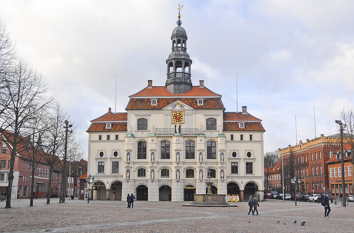 Rathaus Lneburg. 31. Januar 2016.