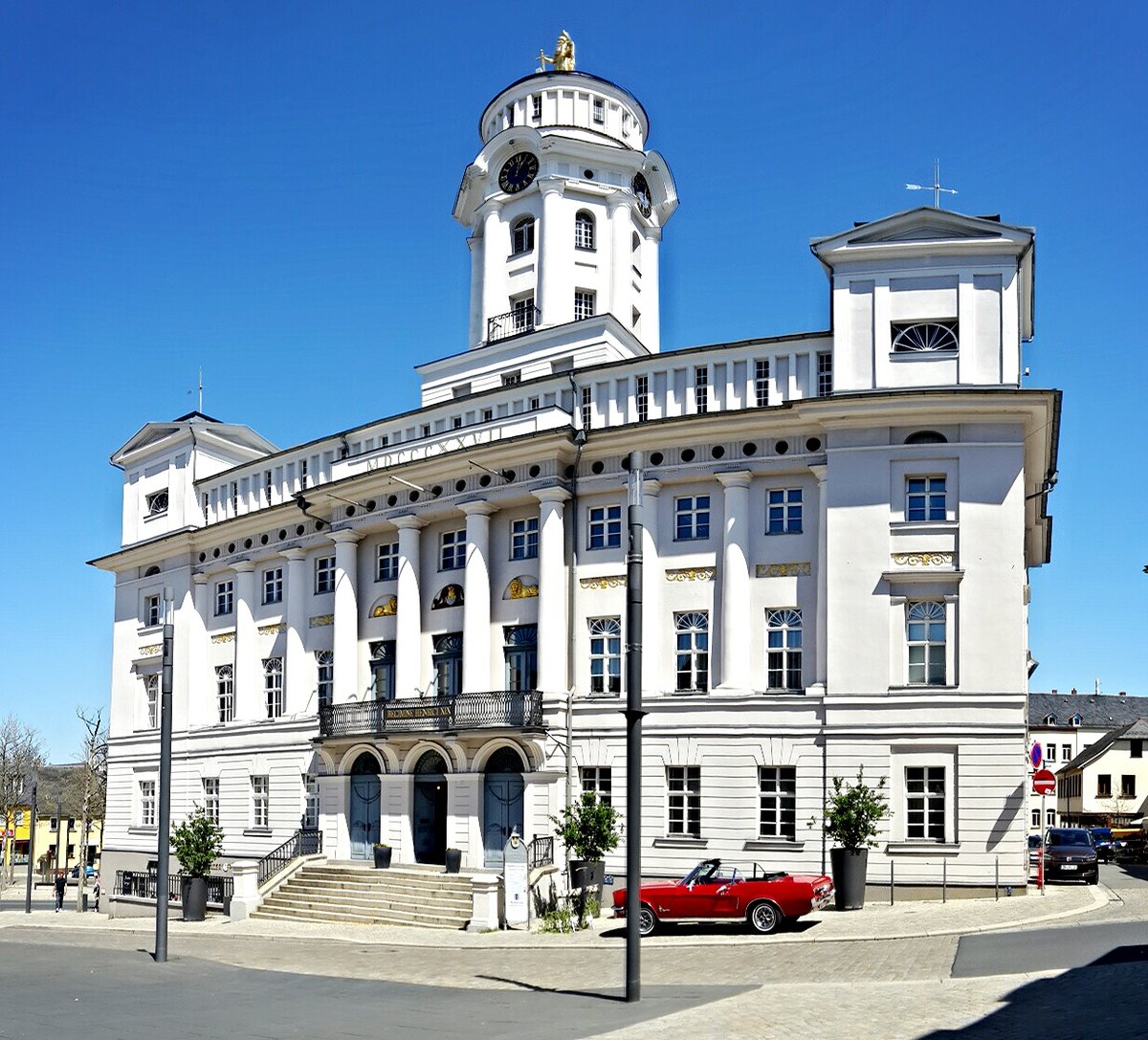 Rathaus Zeulenroda. Foto 1.5.16