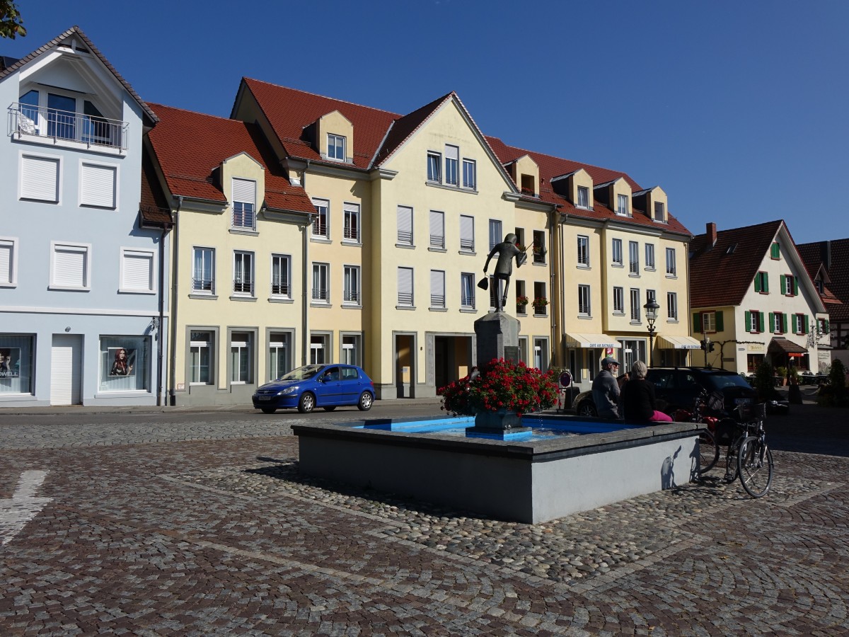 Rathausplatz von Allensbach (03.10.2015)
