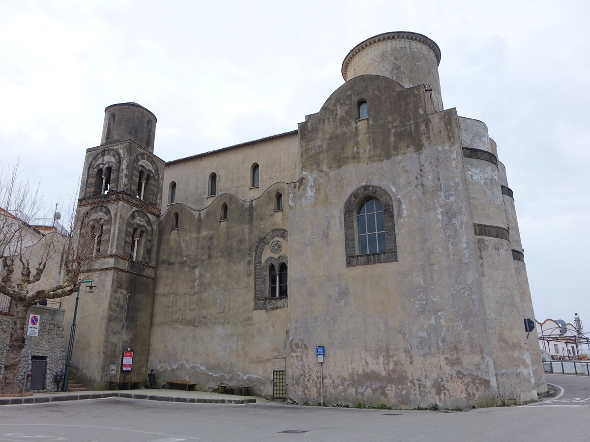 Ravello, Pfarrkirche Santa Maria a Gradillo, erbaut im 11. Jahrhundert (25.02.2023)