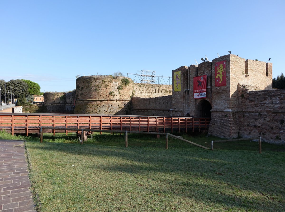 Ravenna, Rocca di Brancaleone, 1457 von den Venezianern erbaute Festung (20.09.2019)