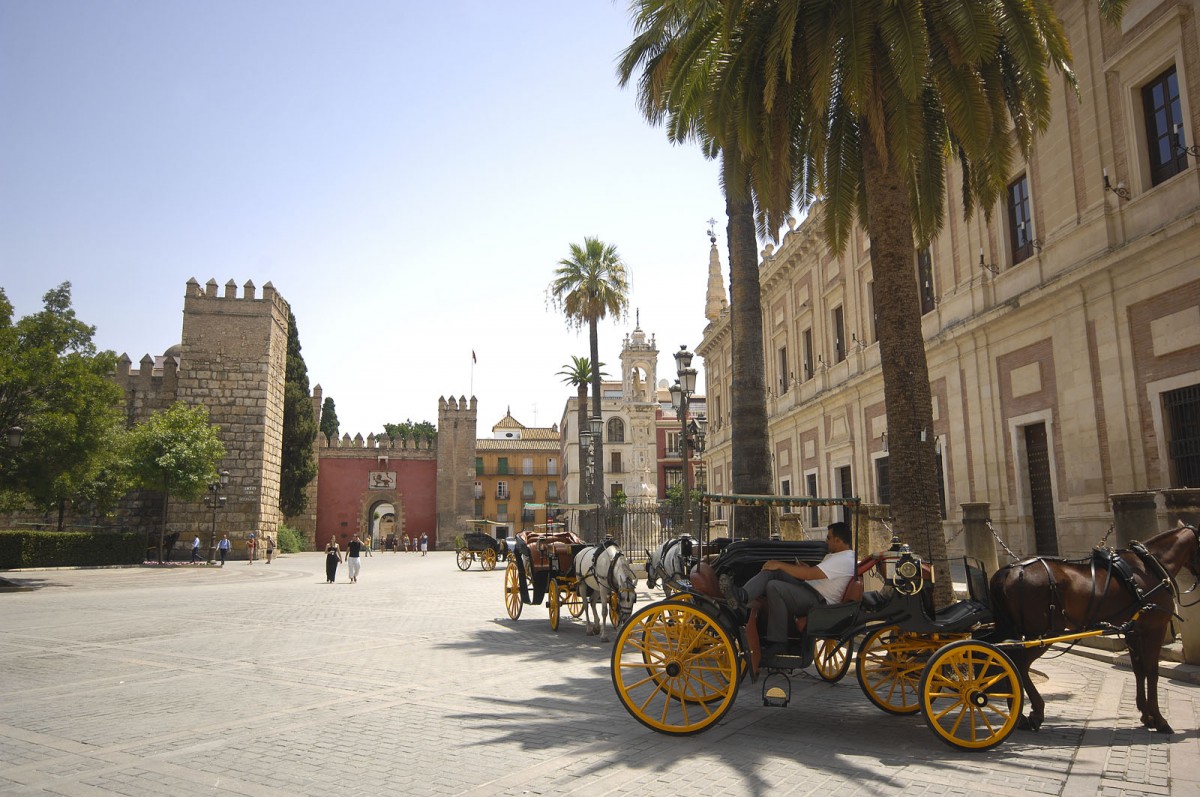 Reales Alcázares de Sevilla. Aufnahme: Juli 2015.
