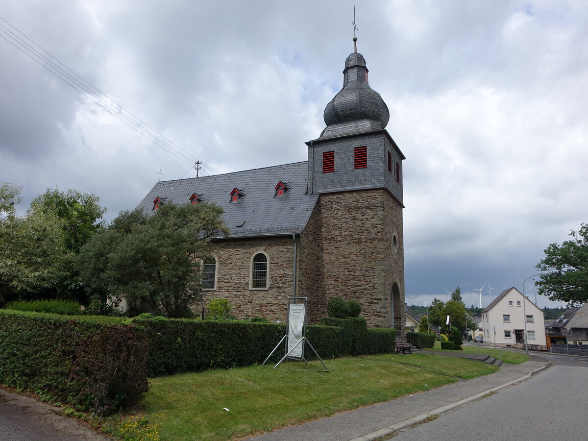 Reckershausen, Pfarrkirche St. Thekla, erbaut von 1923 bis 1925, Architekt Eduard Endler (28.07.2025)