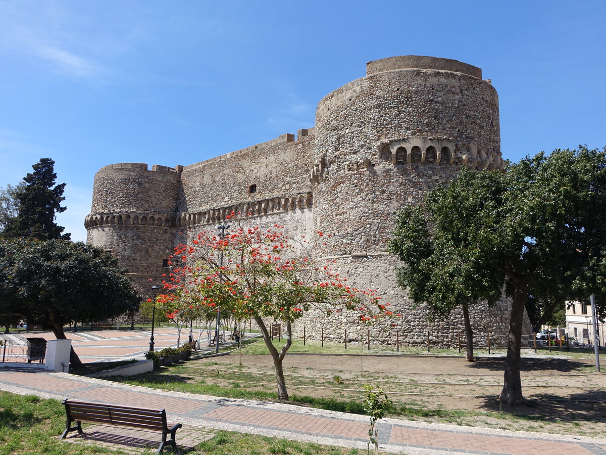 Reggio Calabria, Castello Aragonese, erbaut im 15. Jahrhundert (09.04.2024)