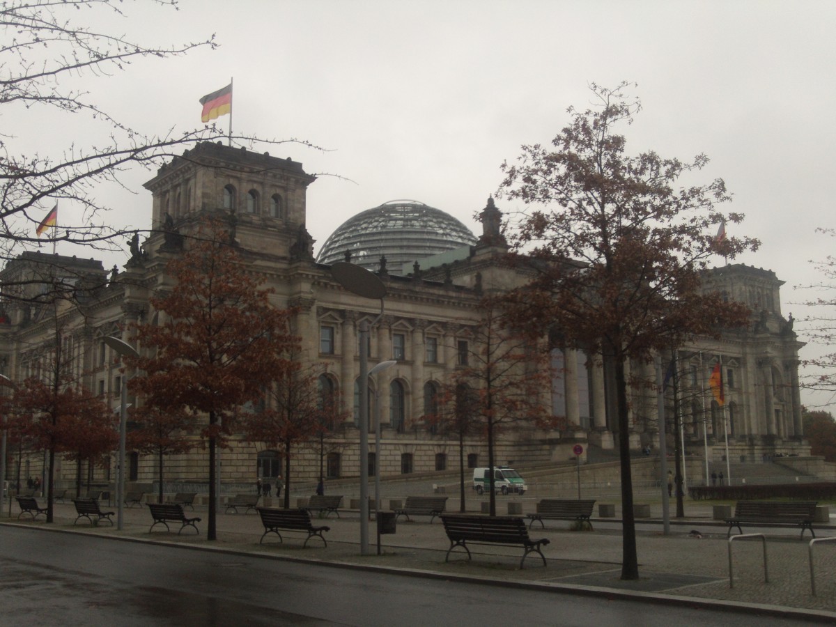Reichstag in Berlin am 30.10.2012