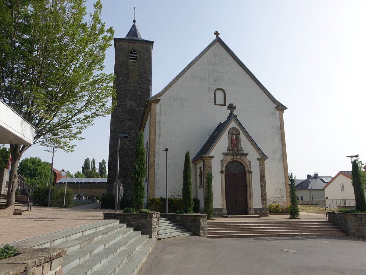Remerschen, Pfarrkirche St. Sebastian in der Waistroos (18.06.2022)