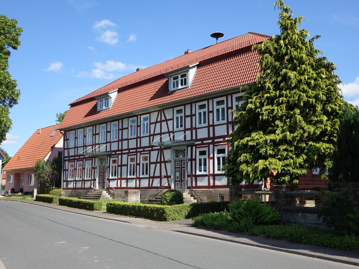 Rengelrode, Fachwerkhaus an der Dorfstrae (02.06.2022)