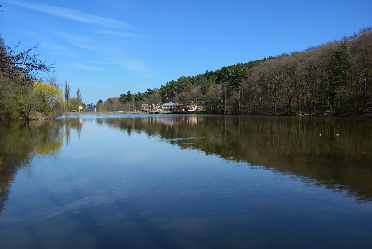 Restaurant und See am Mhlenpark in Kommern - 15.04.2015