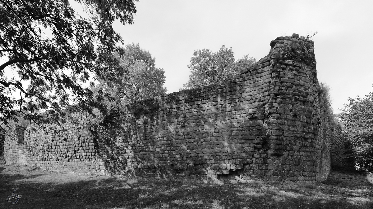 Reste der Unterburg der Reichsburg Kyffhausen bei Bad Frankenhausen. (September 2018)