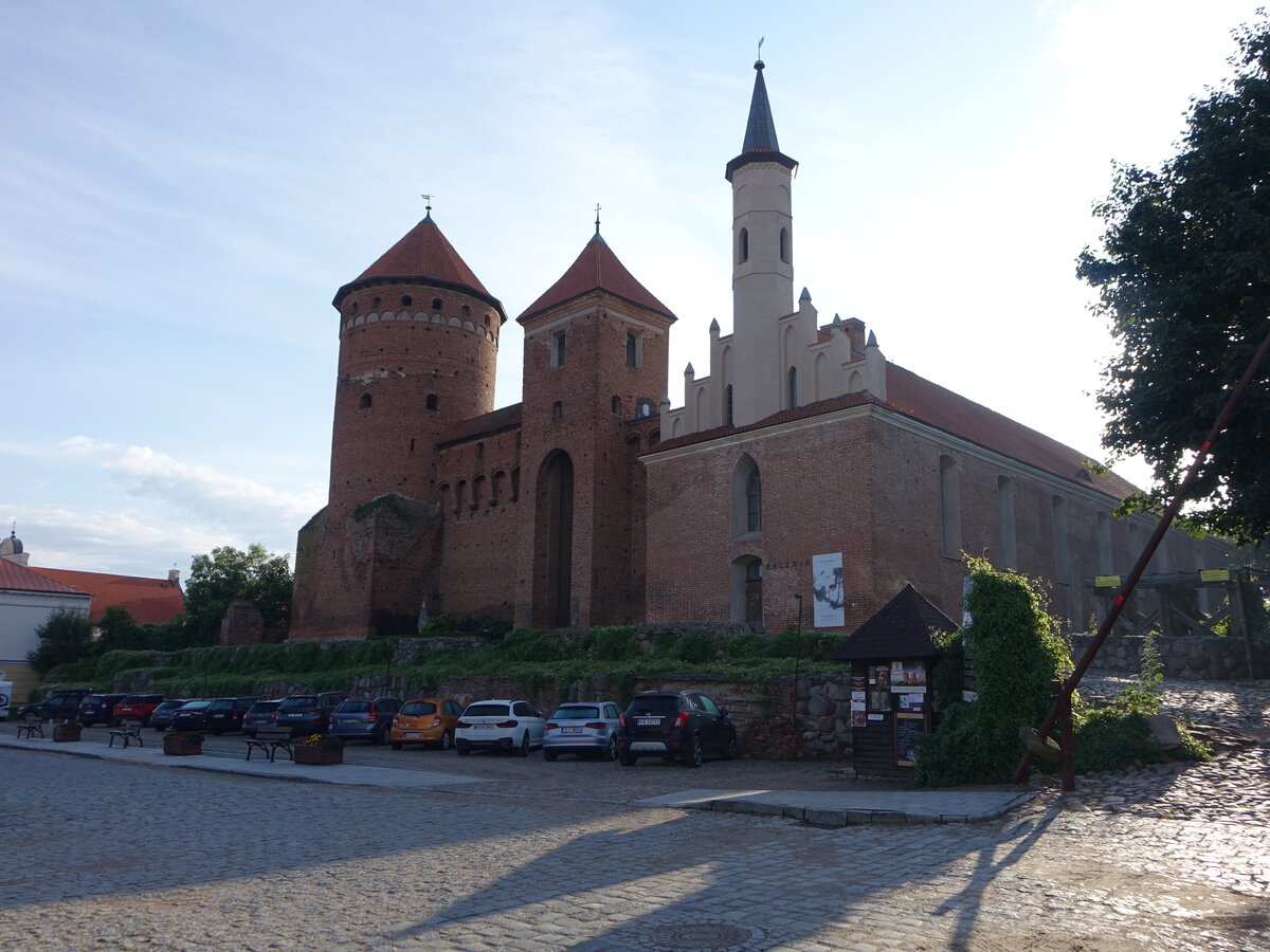 Reszel / Rel, Burg Rel, ehem. Bischofsburg, erbaut von 1350 bis 1401 (04.08.2021)