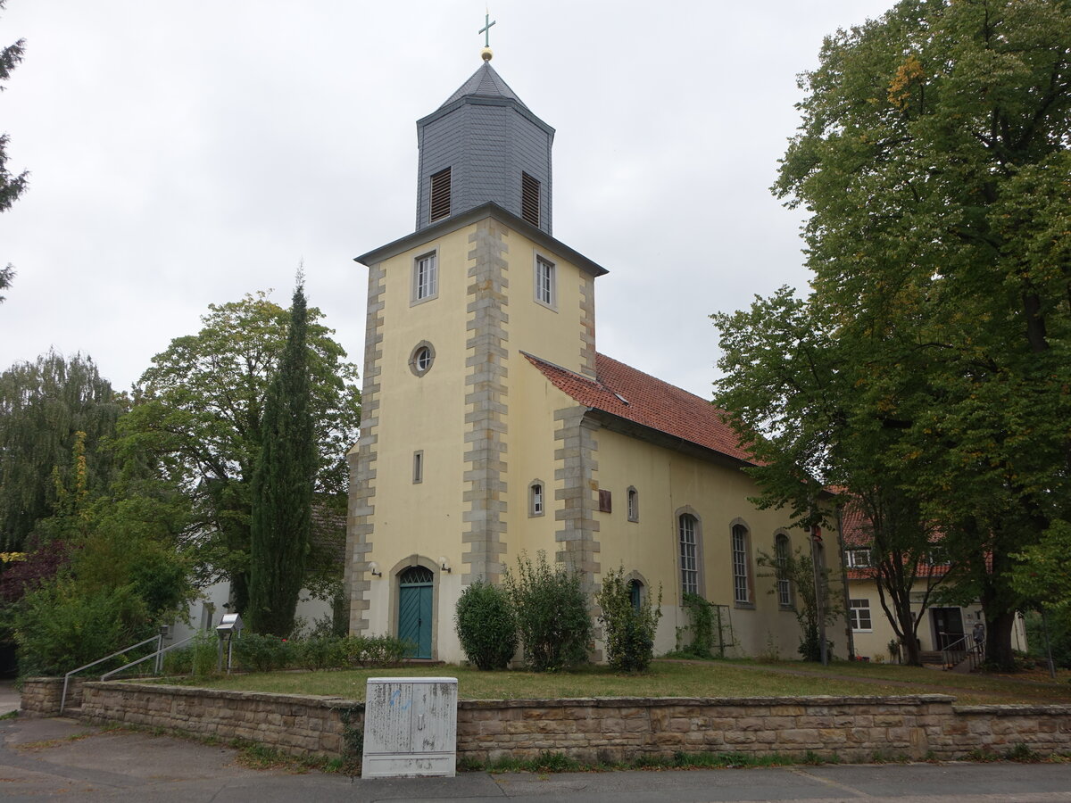 Rethen, evangelische St. Petri Kirche, erbaut 1953 (18.09.2025)