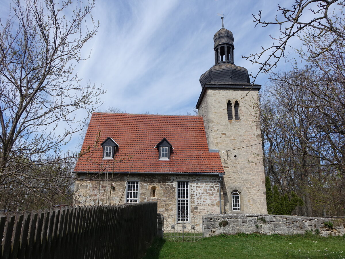 Rettwitz, evangelische Kirche, erbaut bis 1592 (17.04.2022)