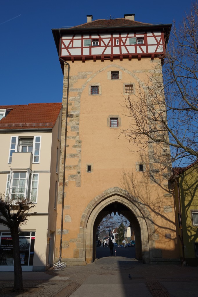 Reutlingen, Gartentor, erbaut 1392 (19.02.2015)