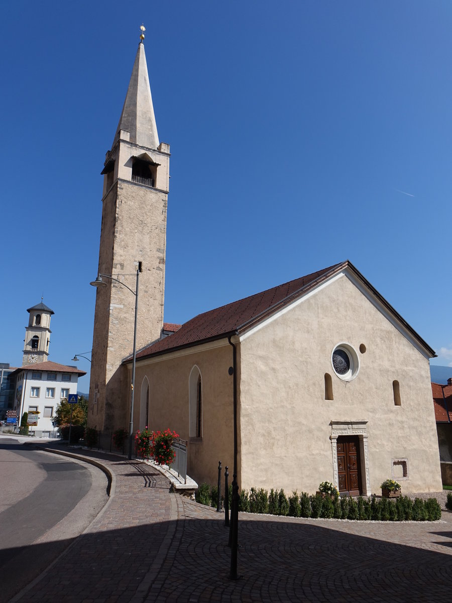 Revo, Kirche der Madonna del Carmine, erbaut im 17. Jahrhundert (15.09.2019)