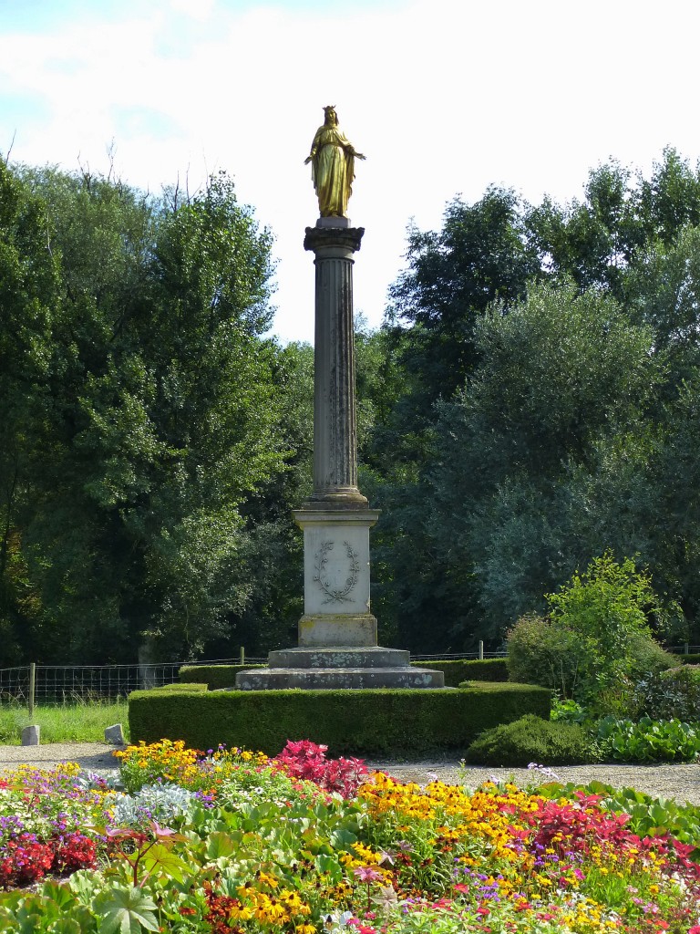 Rheinau(Rhinau)/Elsa, die Mariensule nahe am Rheinufer, Aug.2014