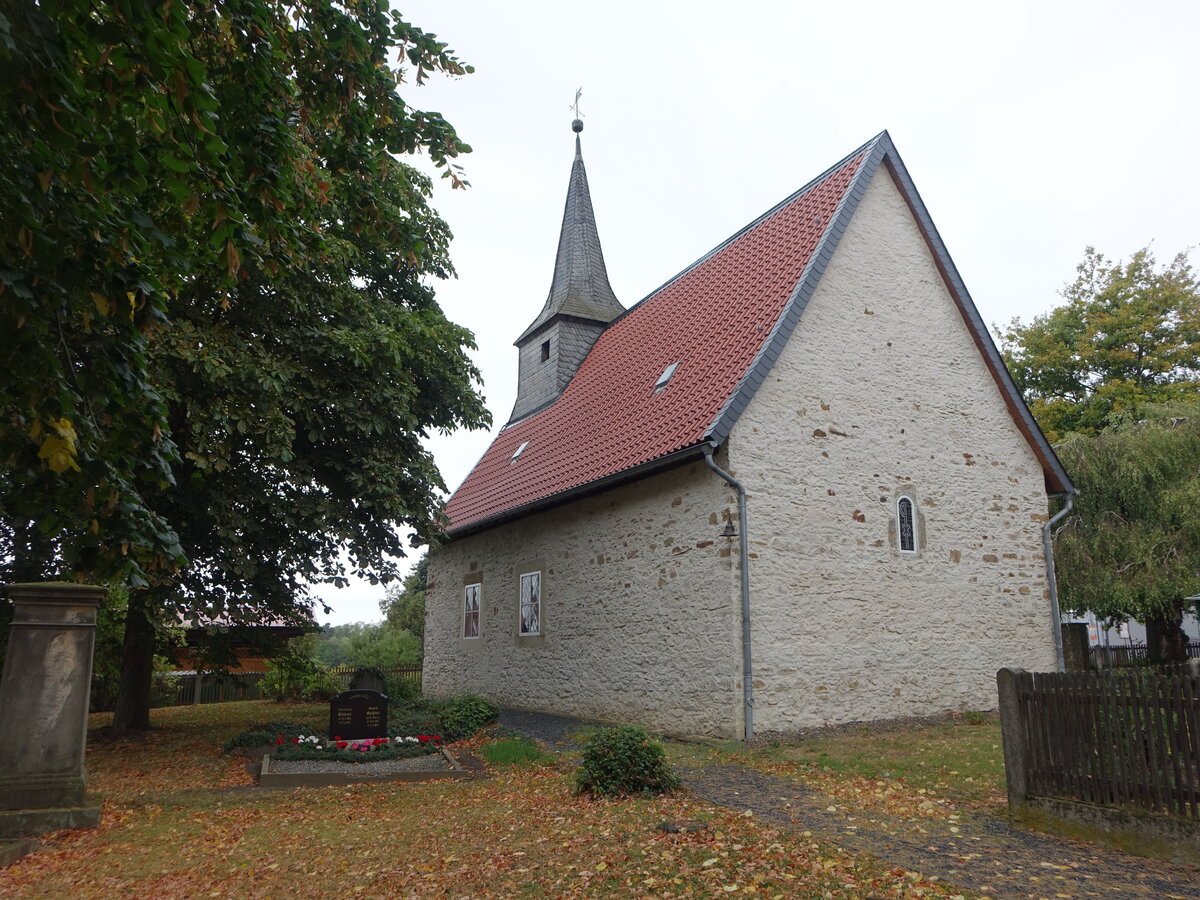 Rhene, evangelische Kirche, erbaut 1614 (13.09.2025)