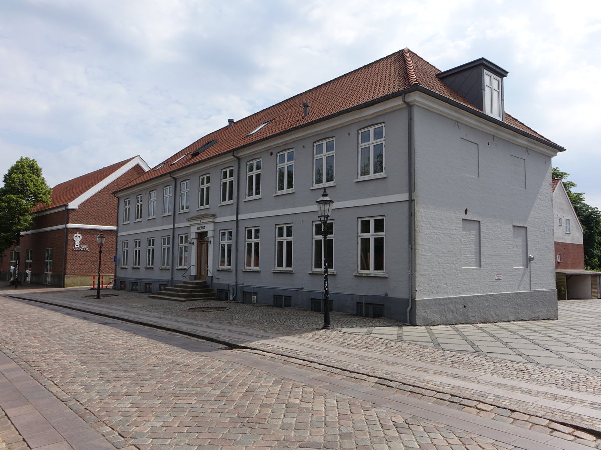 Ribe, Kunstmuseum im Riberhus in der Sankt Nicolaj Strae (09.06.2018)