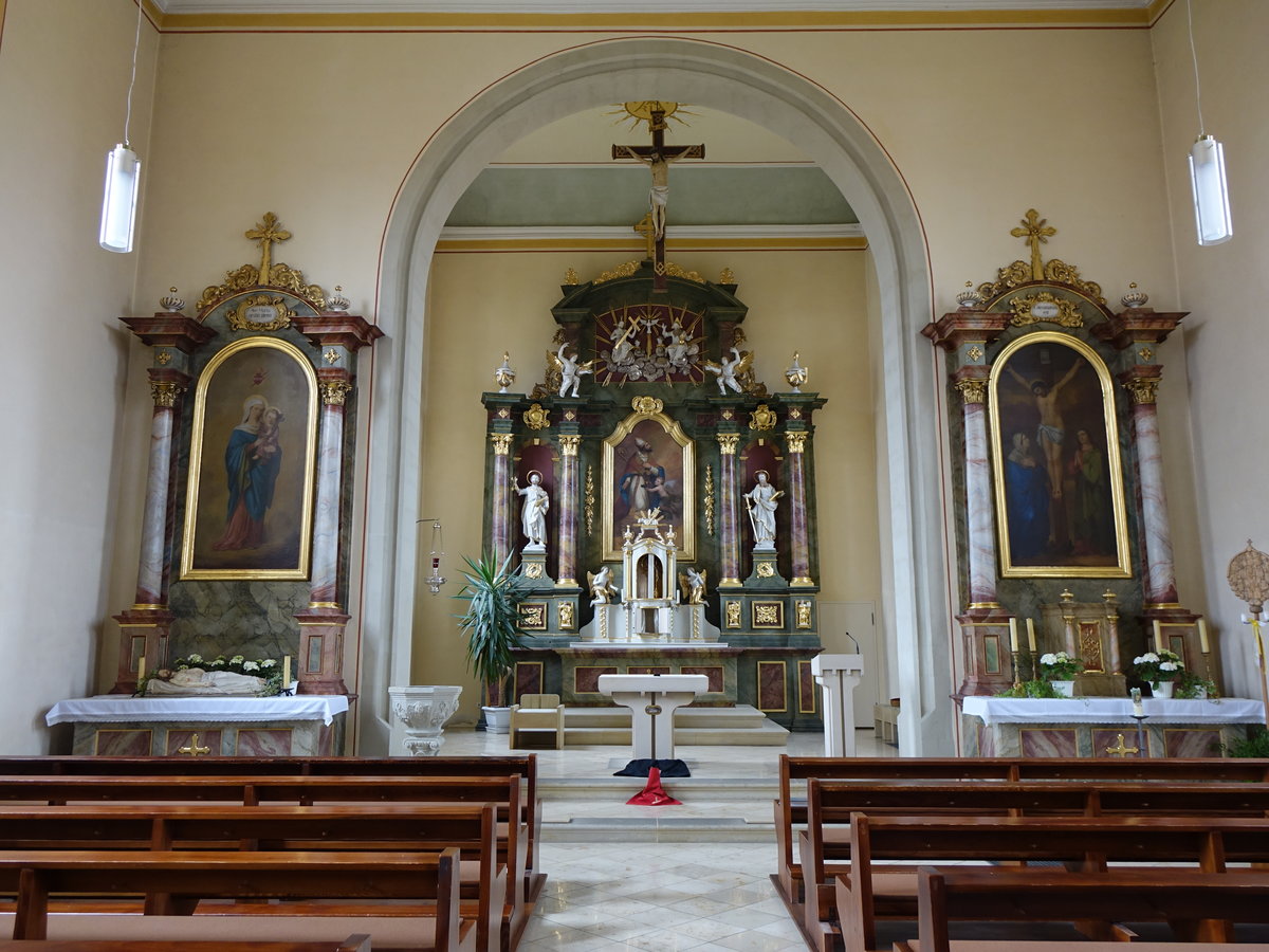 Riedbach-Mechenried, Altre in der Pfarrkirche St. Nikolaus (25.03.2016)