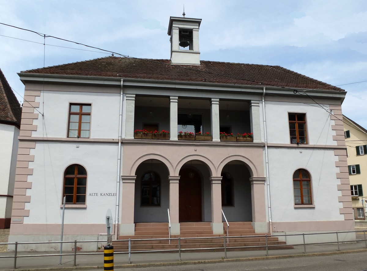 Riehen im Kanton Basel-Stadt, die Alte Kanzlei, Juni 2015 