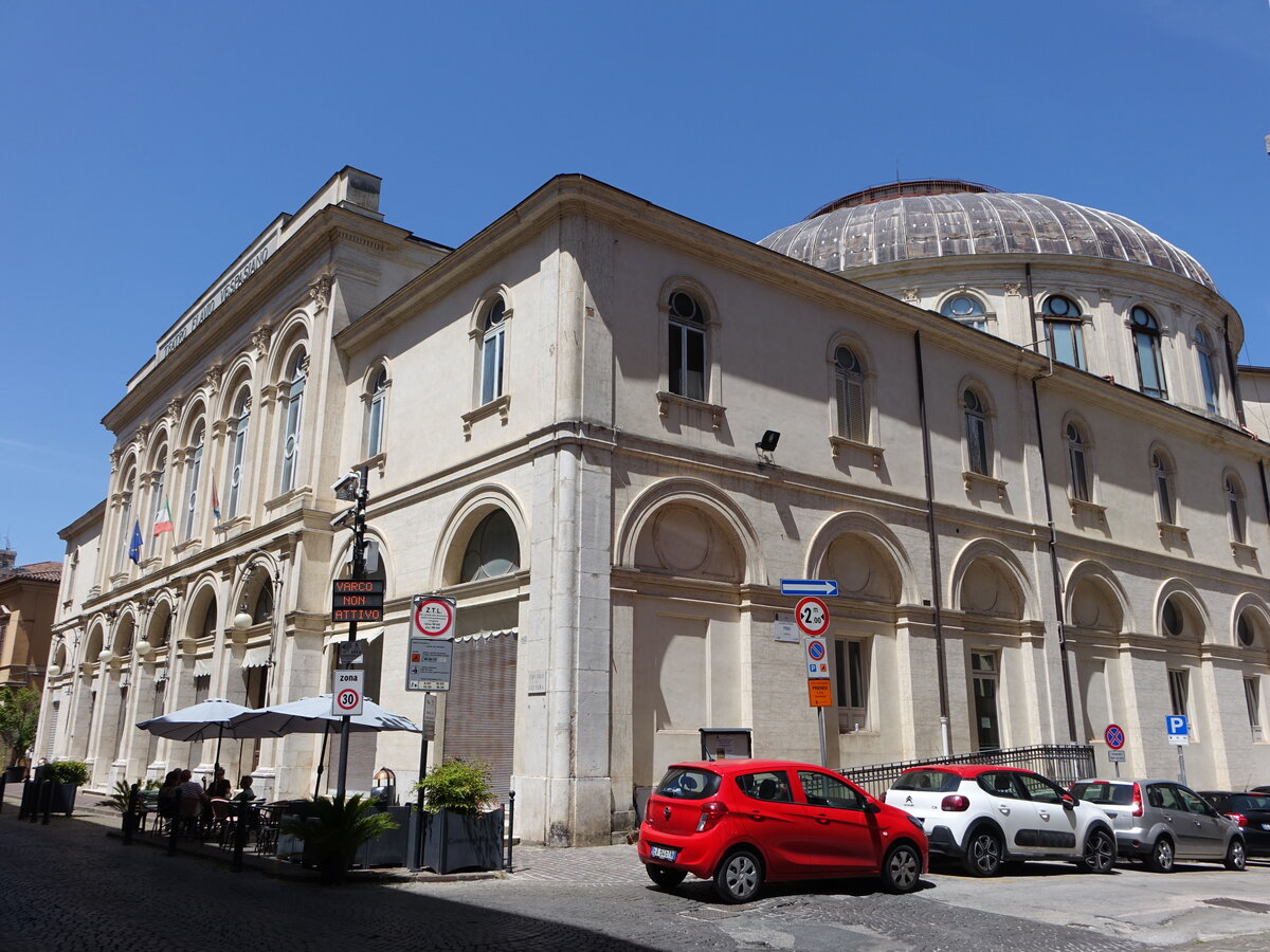Rieti, Theatro Flavio Vespasiano in der Via Giuseppe Garibaldi (25.05.2022)