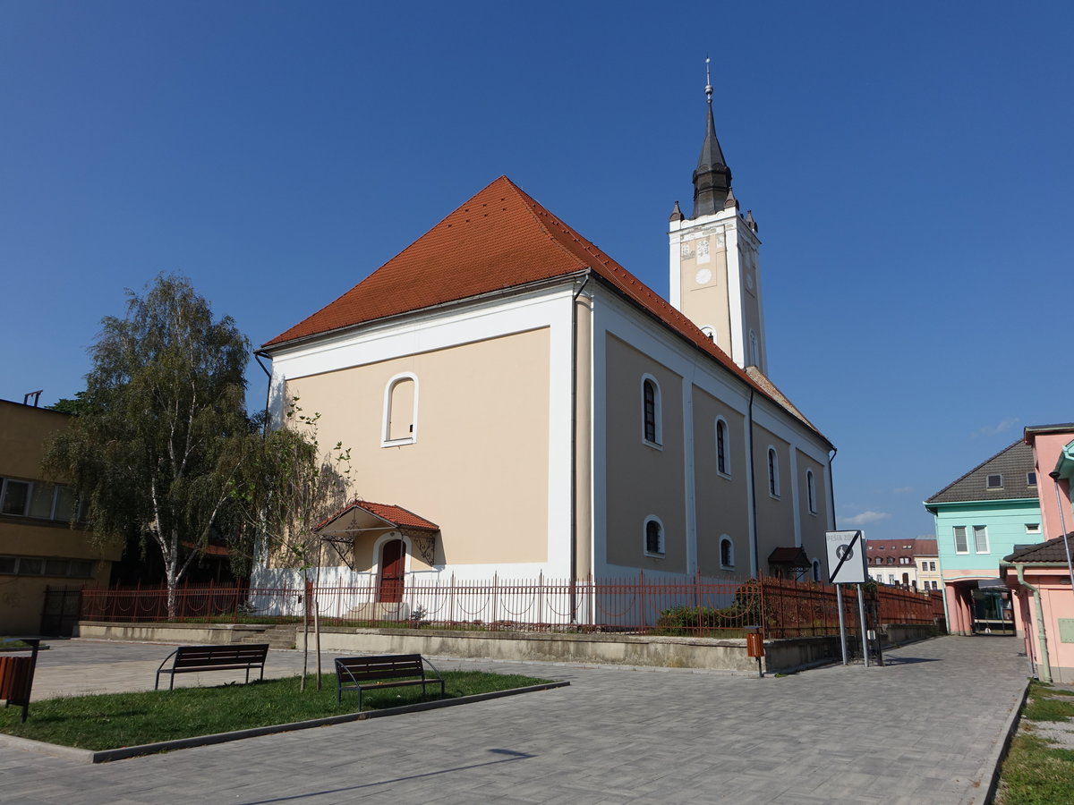 Rimavska Sobota / Grosteffelsdorf, Ref. Kirche, erbaut bis 1784 (29.08.2020)