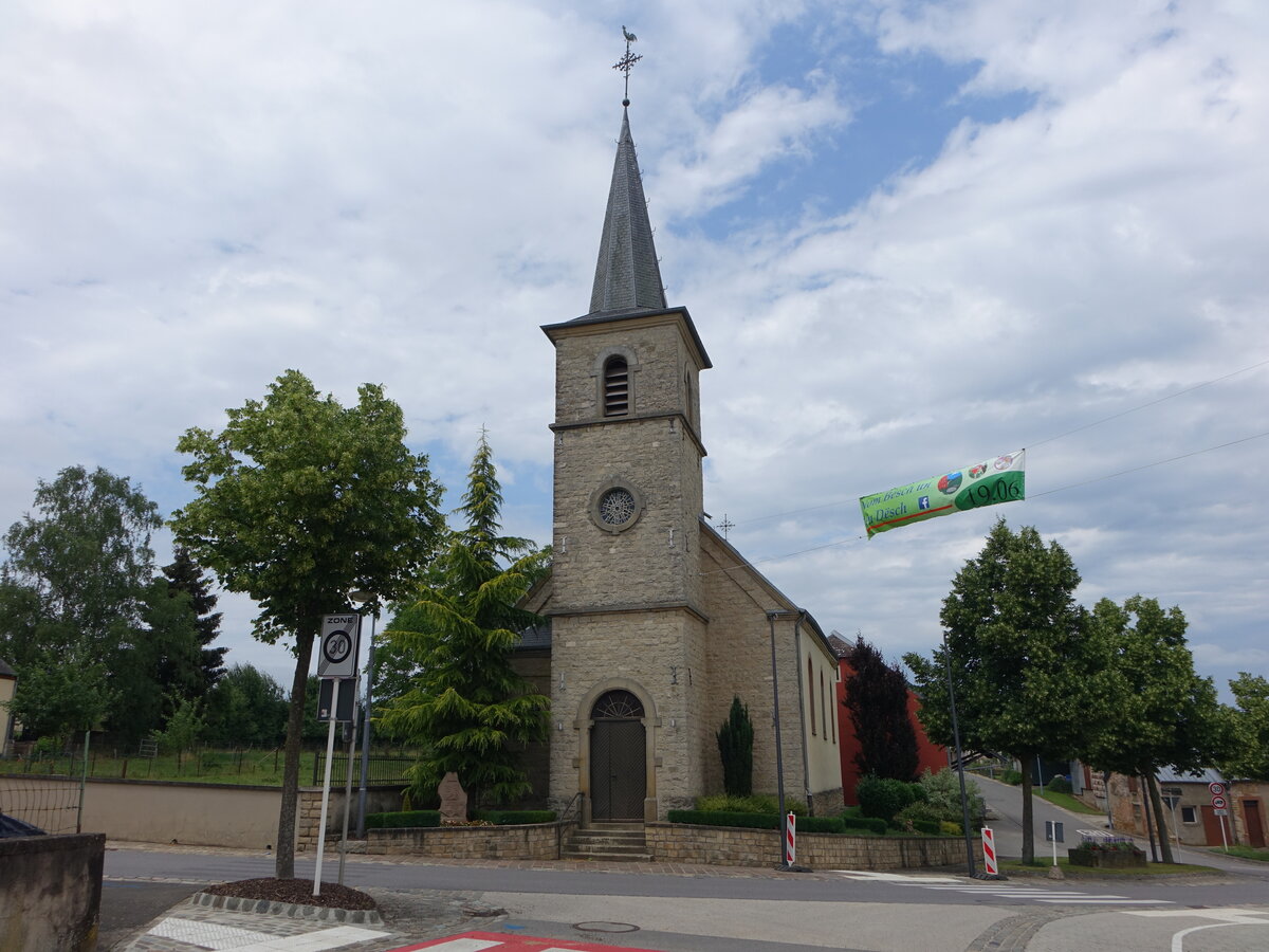 Rippweiler, Pfarrkirche St. Thomas in der Haaptstrooss (20.06.2022)