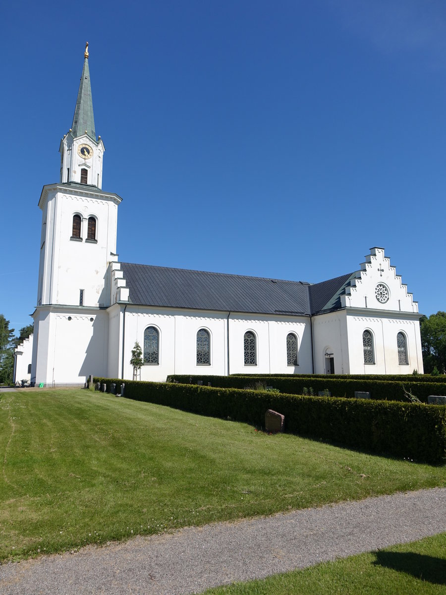 Risinge, Ev. Kirche, erbaut bis 1849 durch Johan Hawermann (14.06.2016)