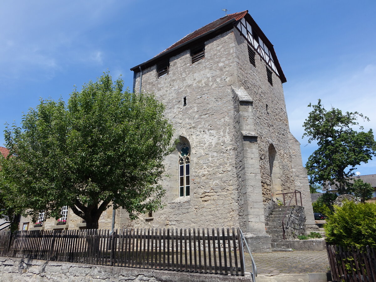 Rittmannshausen, evangelische Kirche, erbaut 1828 durch Johann Friedrich Matthei  (03.06.2022)