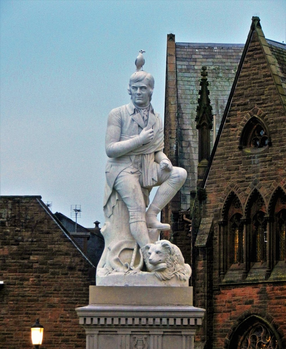 Robert Burns Denkmal in Dumfries. Am 08.11.2011 mit Mve