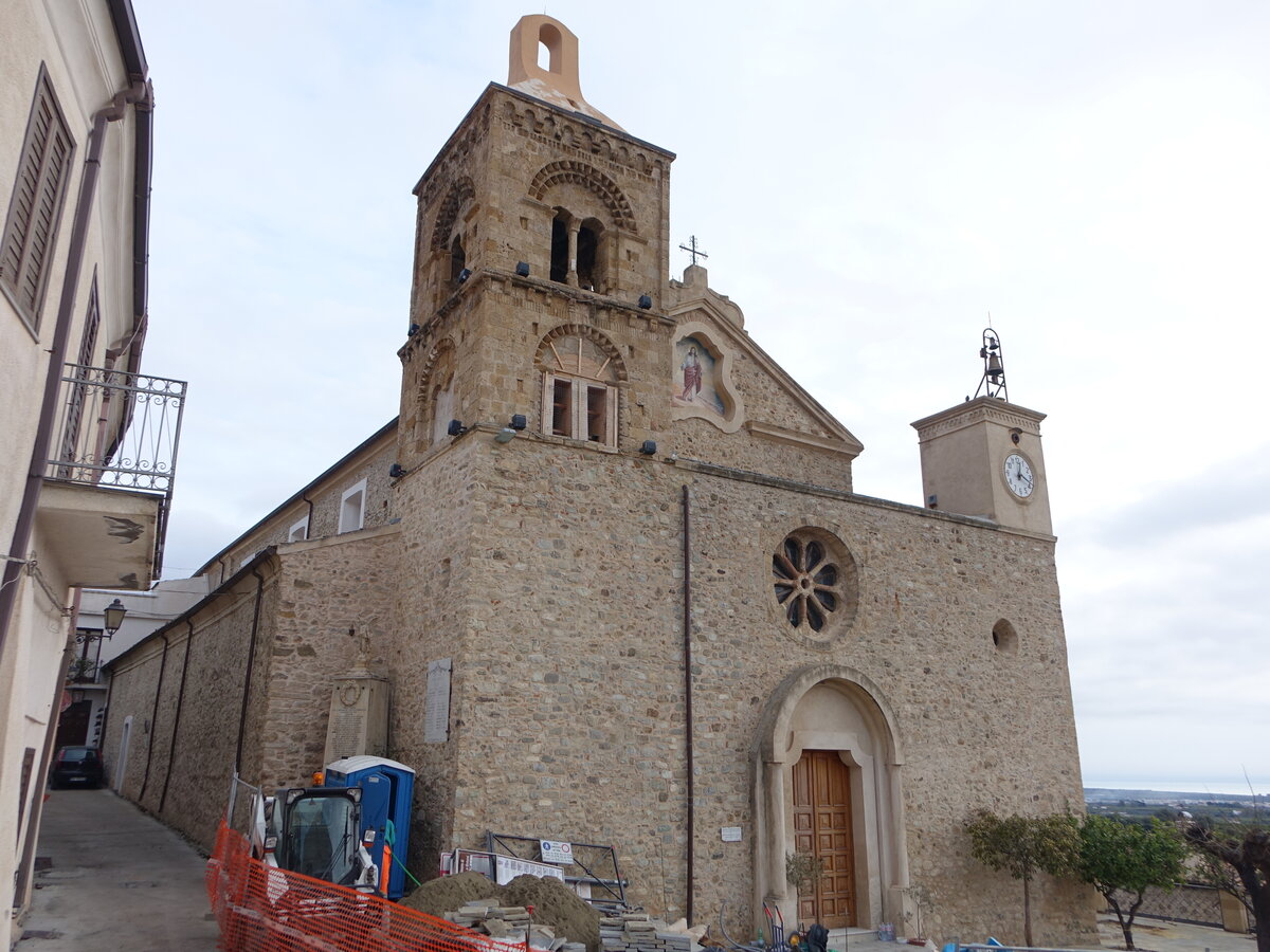 Rocca Imperiale, Pfarrkirche St. Maria Assunta in Cielo (01.03.2023)