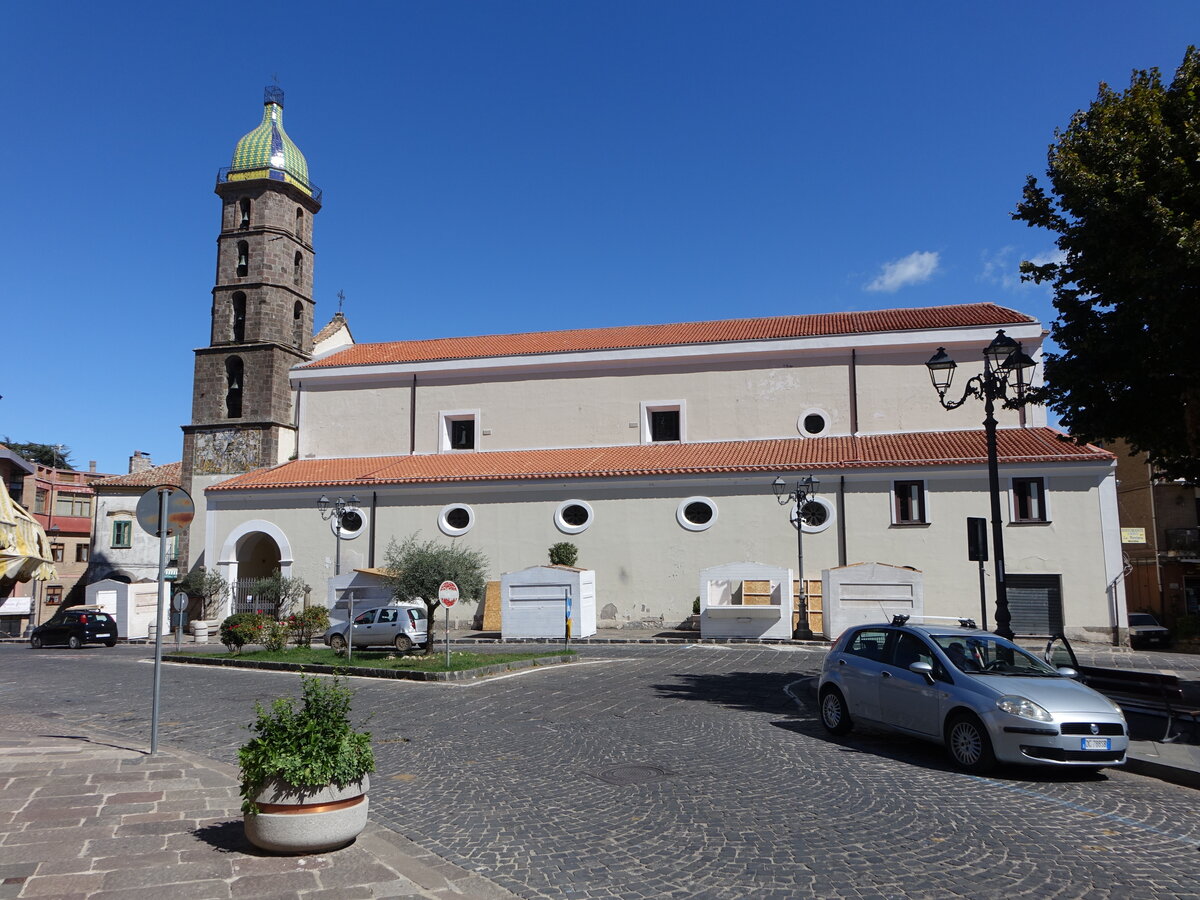 Roccamonfina, Collegiata Santa Maria Assunta an der Piazza Nicola Amore (21.09.2022)