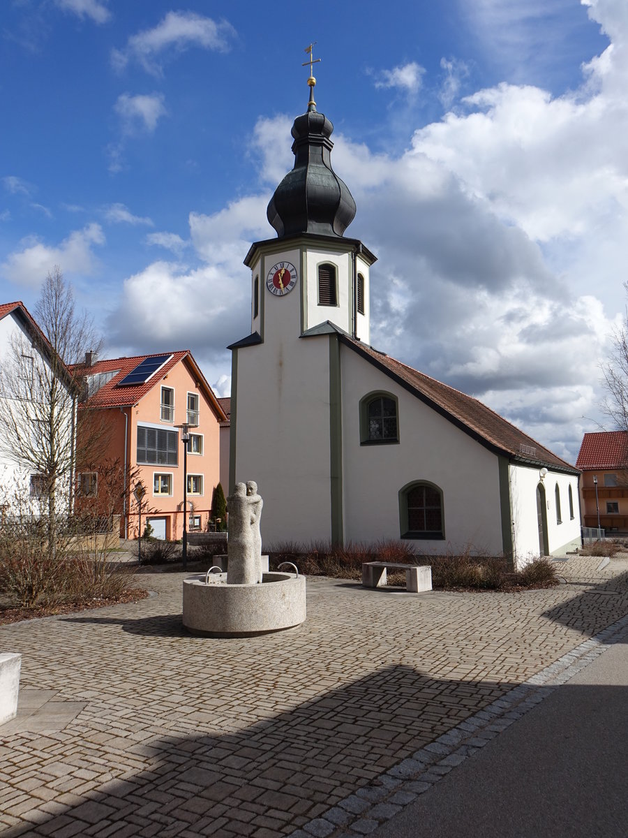 Rckersbhl, Filialkirche Hl. Dreifaltigkeit, erbaut 1732 (05.03.2017)