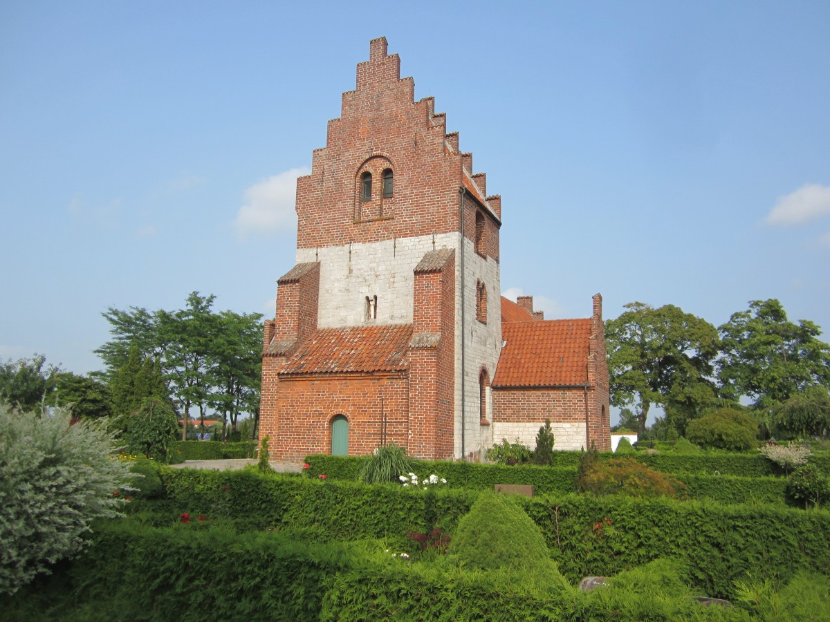 Roskilde, St. Laurentius Kirche in der Fredericksborgvej Strae (13.07.2013)