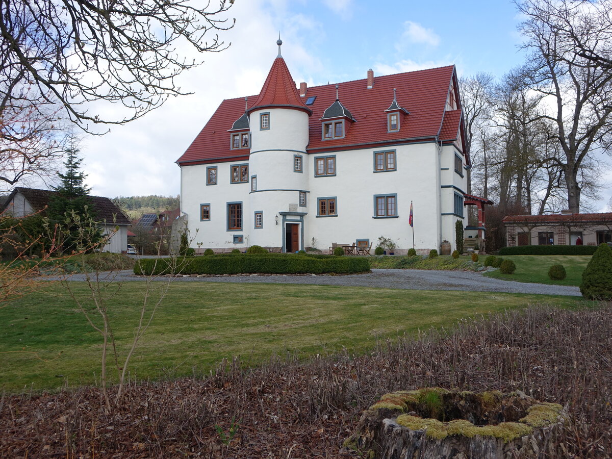 Rodorf, von Geysosches Schloss, erbaut um 1600 (15.04.2022)