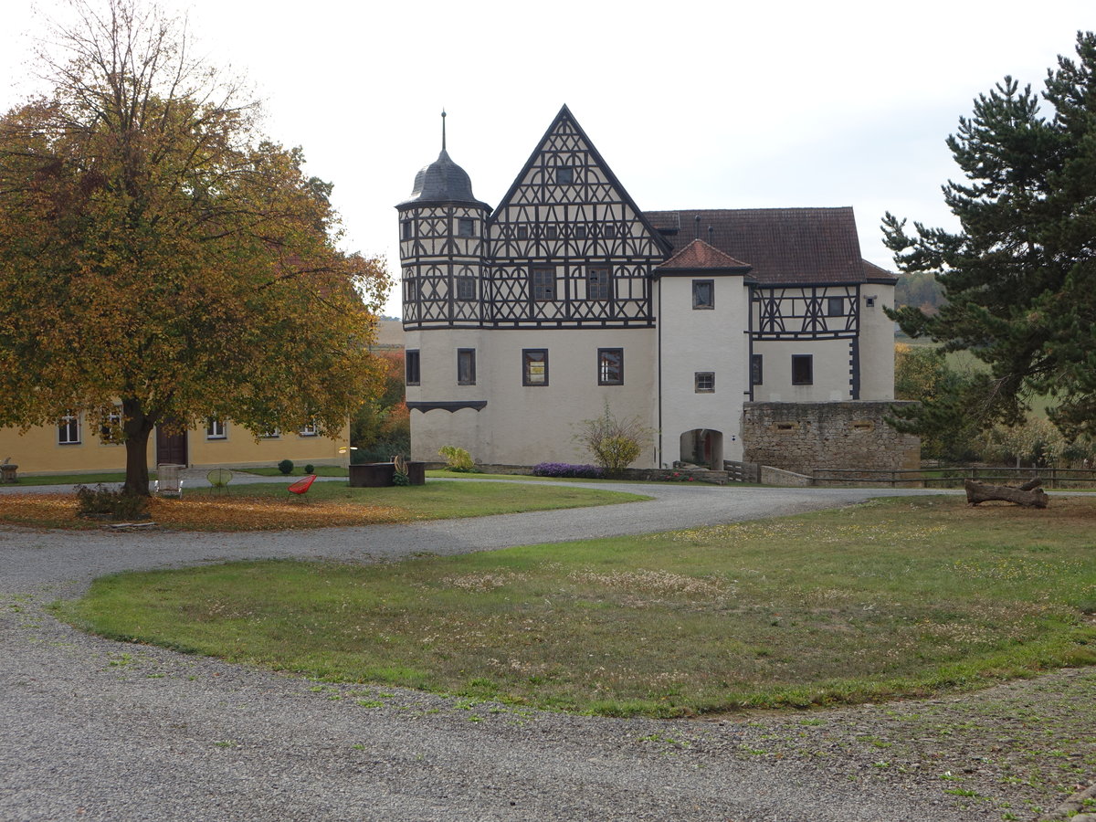 Rorieth, Wasserschloss, erbaut Ende des 16. Jahrhundert (16.10.2018)