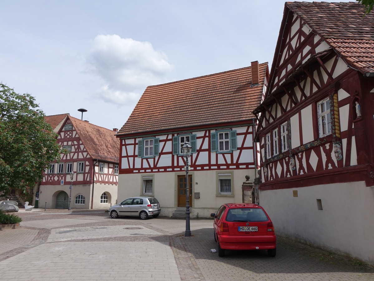 Rotenberg, altes Rathaus am Marktplatz (31.05.2015)