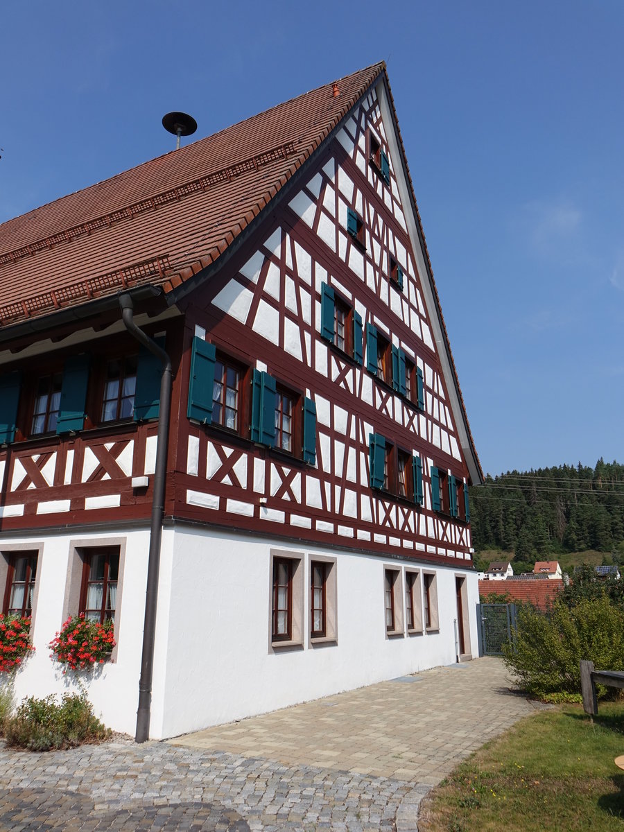 Rotenzimmern, historisches Rathaus in der Glinger Strae (19.08.2018)