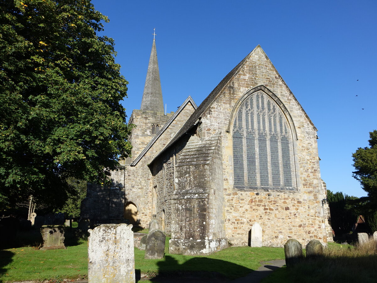 Rotherfield, Pfarrkirche St. Denys, erbaut ab 1060 (04.09.2023)
