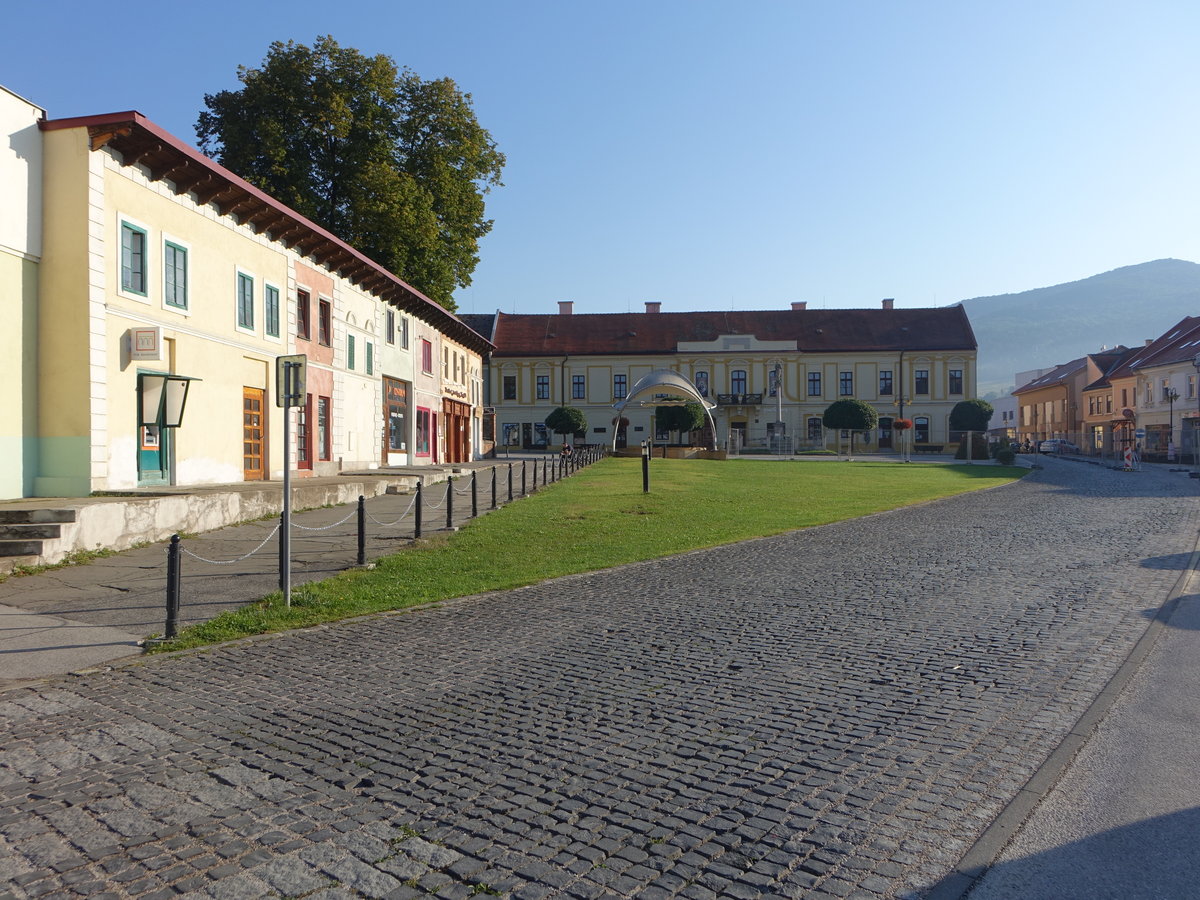 Roznava / Rosenau, Bischofspalast am Namesti Banikov (30.08.2020)