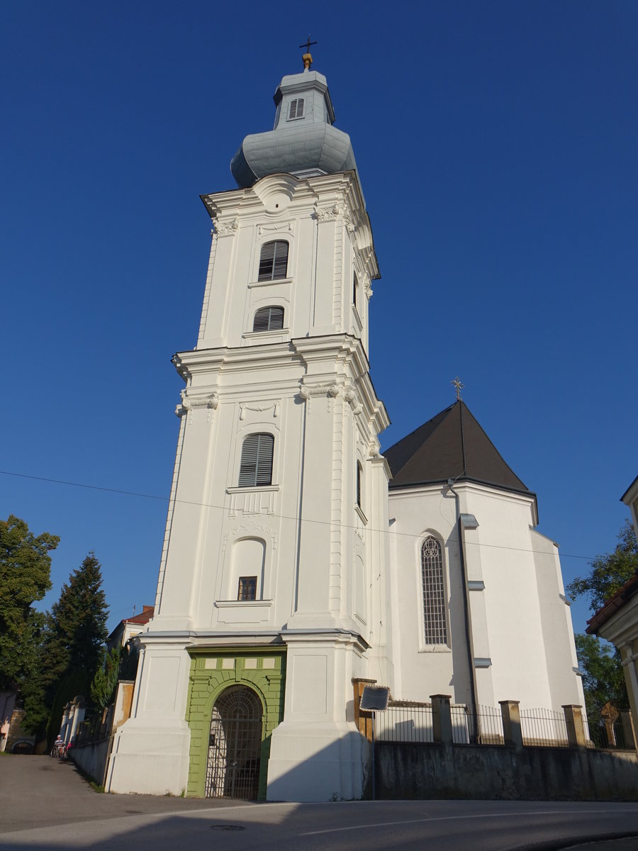 Roznava / Rosenau, Kathedralkirche Maria Himmelfahrt, erbaut im 14. Jahrhundert (30.08.2020)