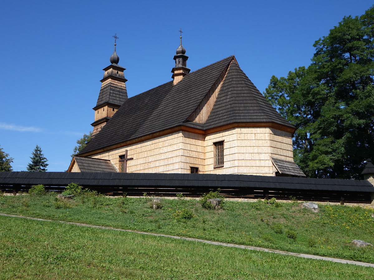 Roznowice / Rosenberg, kath. Holzkirche St. Andreas, erbaut 1753 (03.09.2020)