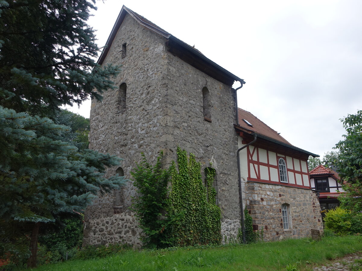Rdigsdorf, evangelische St. Jacobi Kirche, erbaut im 16. Jahrhundert (30.06.2023)