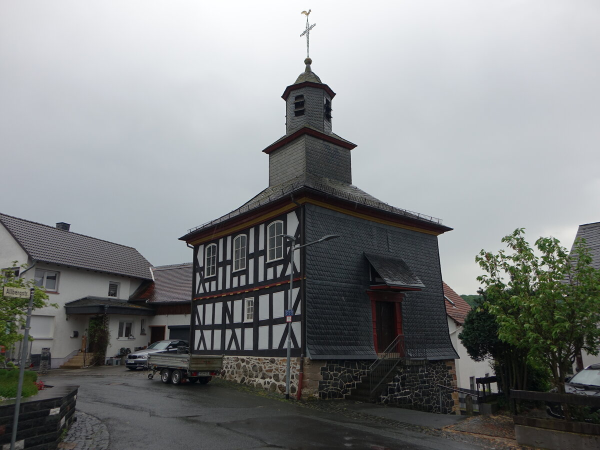 Runzhausen, evangelische Kirche, erbaut 1781 durch Georg Blecher (16.05.2022)