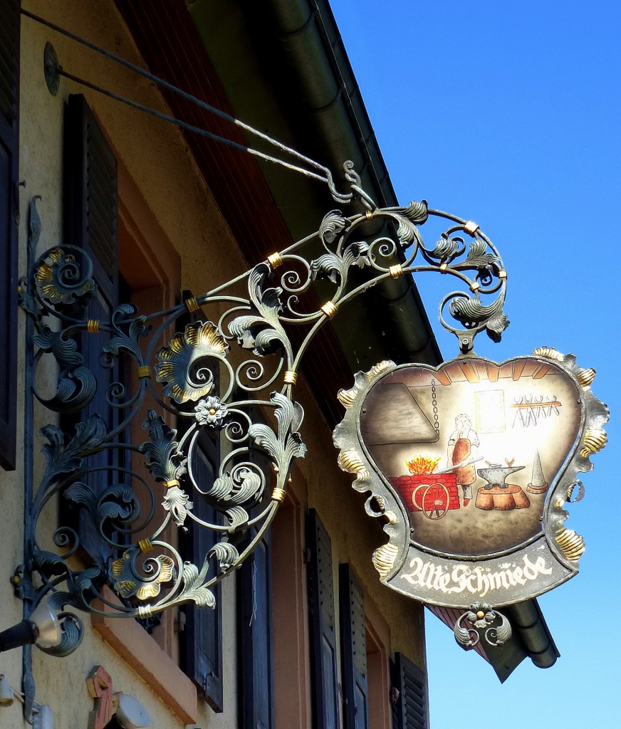 Rust, Restaurant  Alte Schmiede , Juli 2014