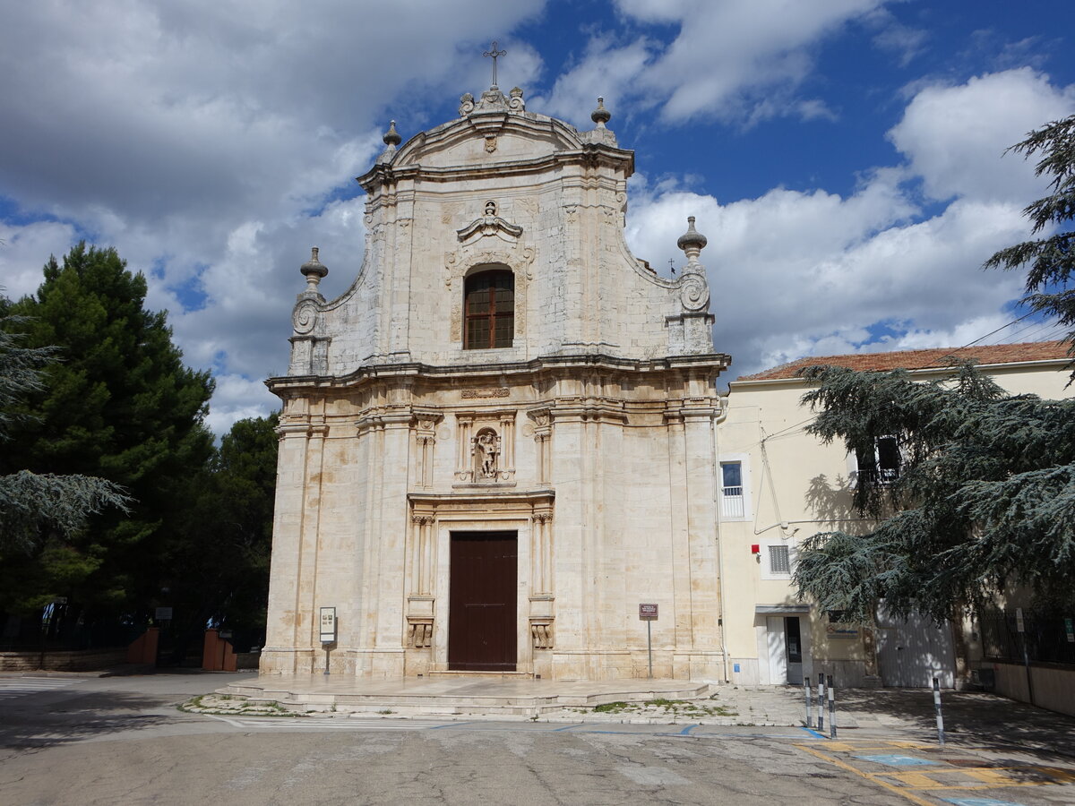 Ruvo di Puglia, Pfarrkirche San Michele, erbaut von 1774 bis 1775 (27.09.2022)