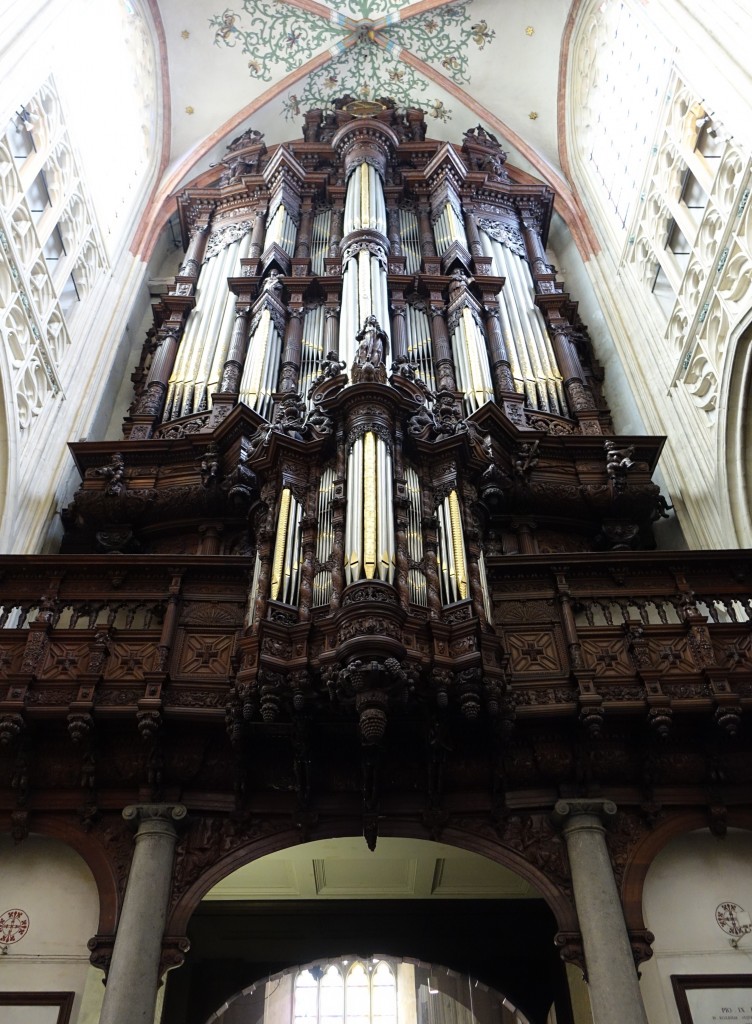 S-Hertogenbosch, Orgel der St. Johannes Kathedrale, erbaut 1618 durch Orgelbauer Florentius Hocque (01.05.2015)