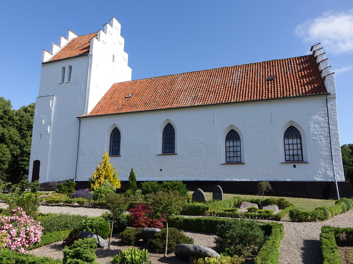 Snder Bjerge, evangelische Kirche, erbaut um 1100 (17.07.2021)