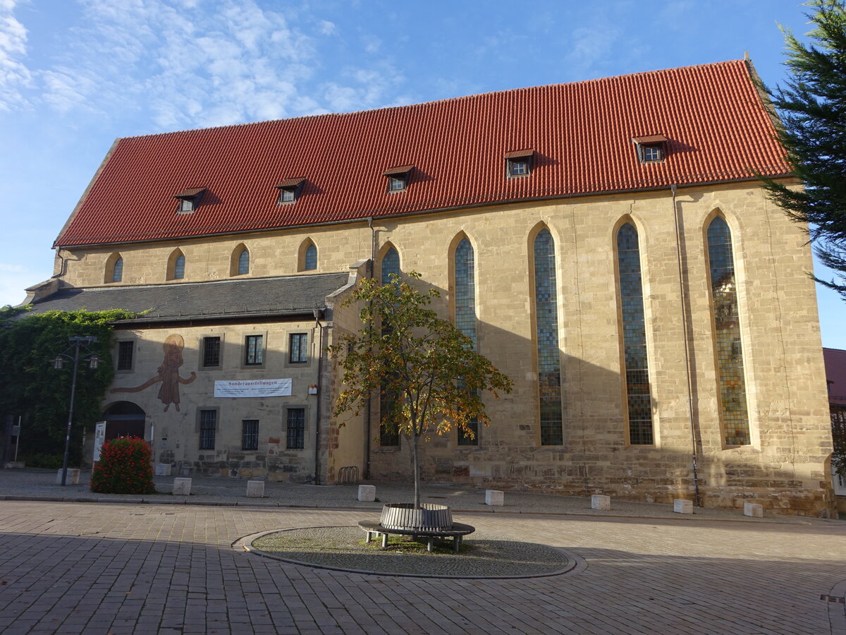 Saalfeld/Saale, Franziskanerkloster mit Museum am Mnzplatz (17.10.2022)