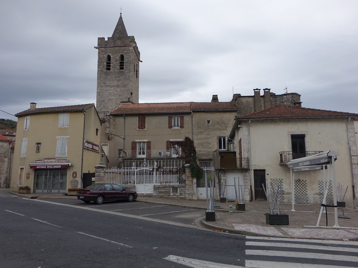 Saint-Pons-de-Thomires, Kathedrale des hl. Pontius von Cimiez am Place du Forail (01.10.2017)