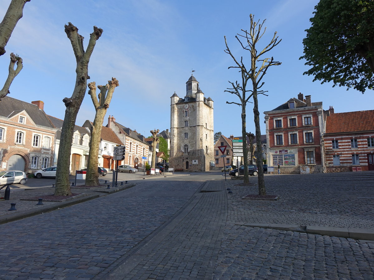 Saint-Riquier, Wachtturm aus dem 16. Jahrhundert (15.05.2016)